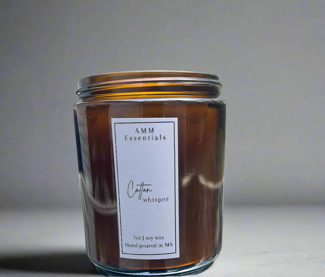 Cotton Whisper 7oz Soy Wax Candle
