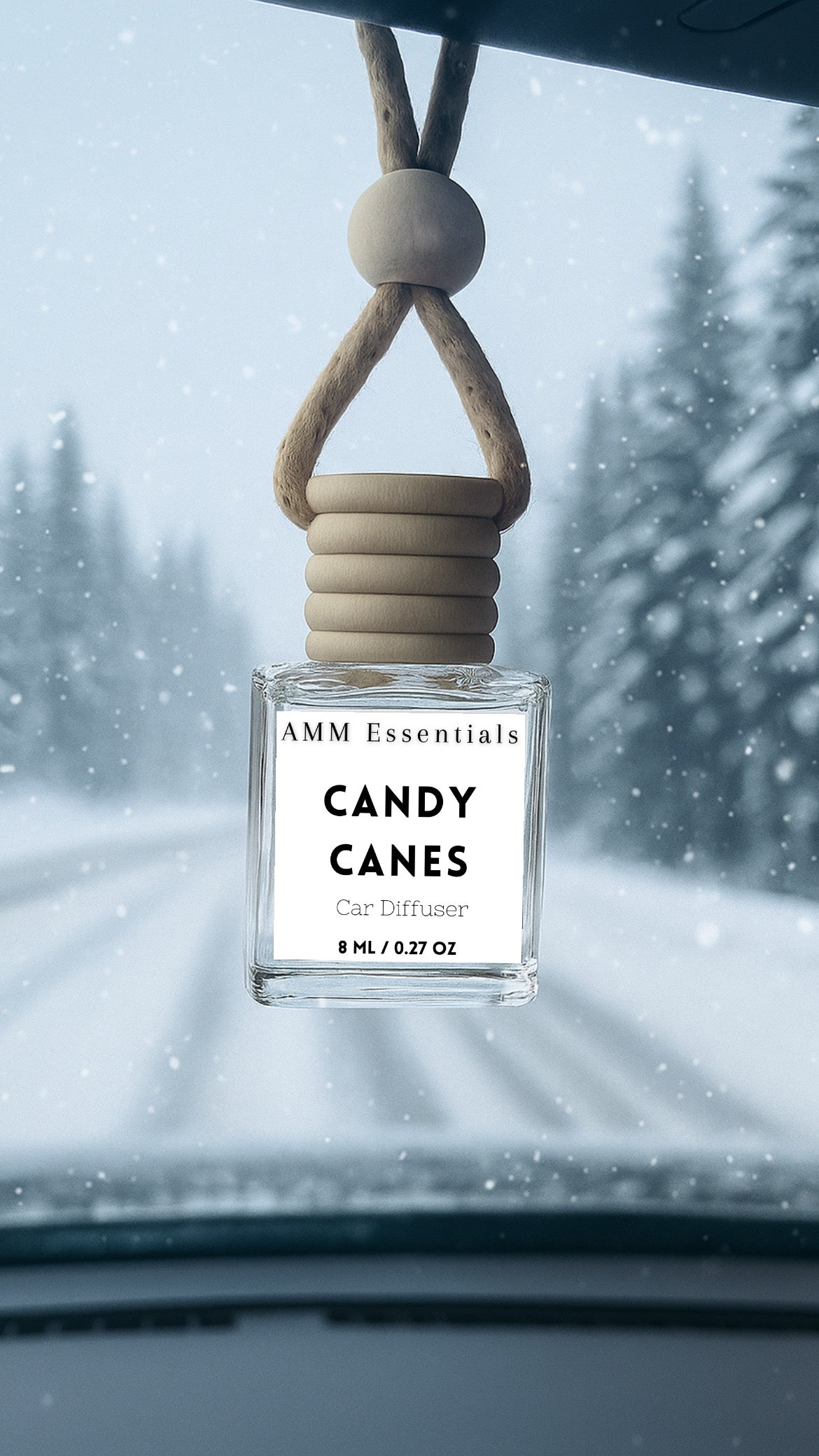 Candy Canes Hanging Car Diffuser