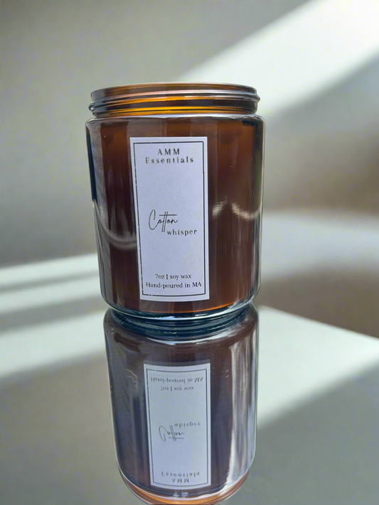 Cotton Whisper 7oz Soy Wax Candle
