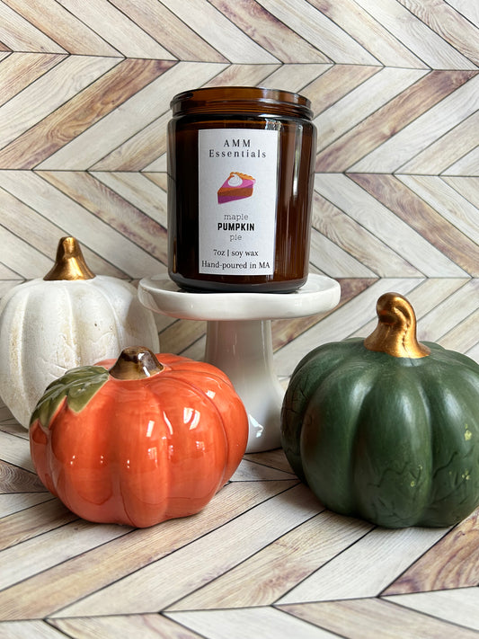 Maple Pumpkin Pie Soy Wax Candle