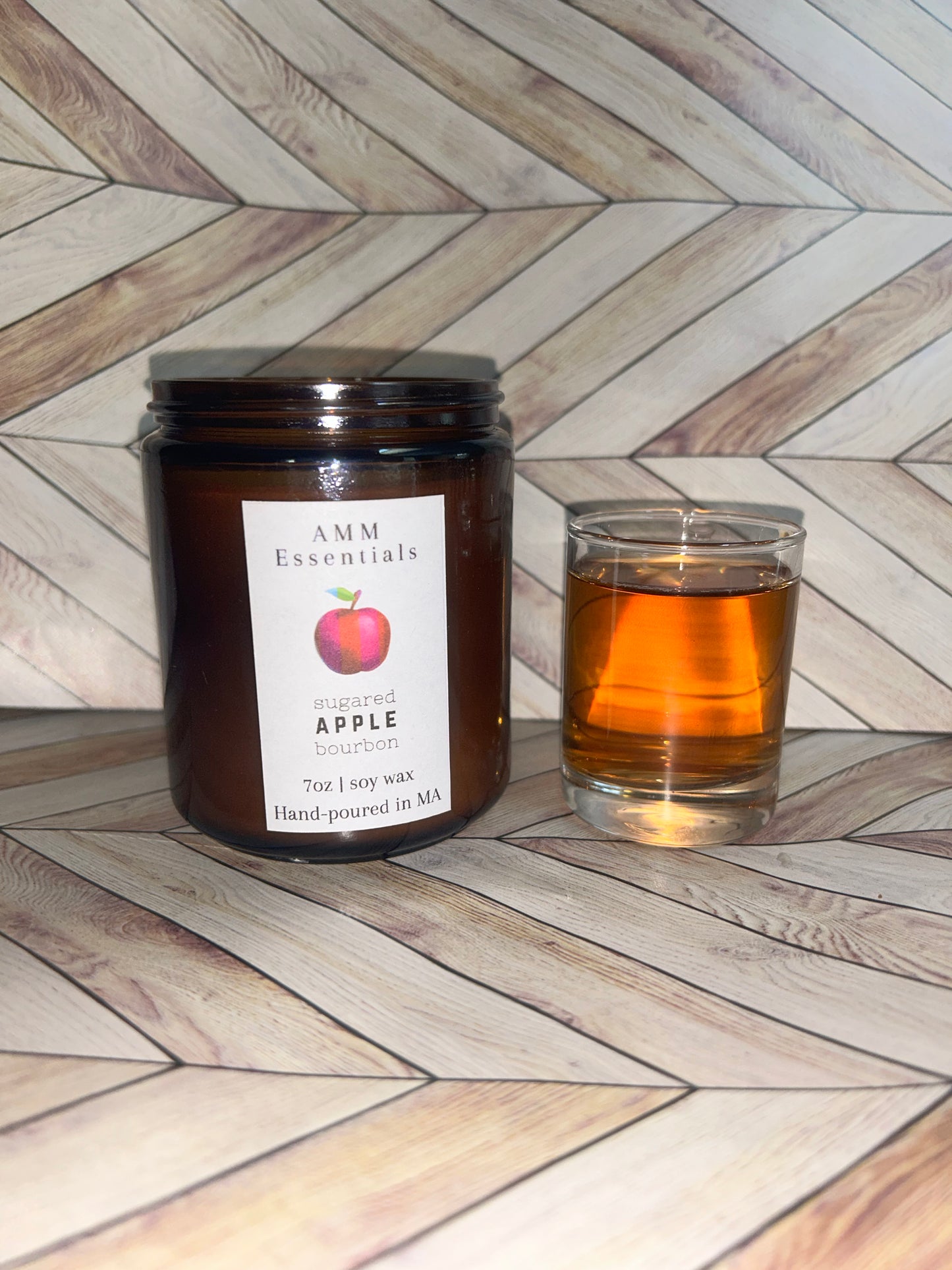 Sugared Apple Bourbon Soy Wax Candle